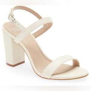 BP Lula Slingback Sandal in Ivory Size: 9.5